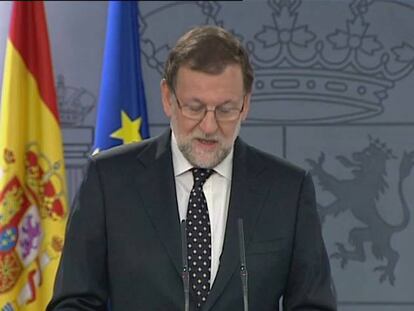 Rajoy afirma que el Estado está más fuerte frente al programa soberanista