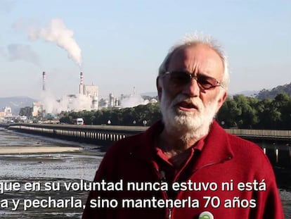 Mariscadoras explican su oposición a la planta de celulosa en Pontevedra