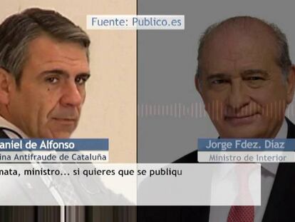 Reproducción de la conversación entre Daniel de Alfonso y Jorge Fernández Díaz.