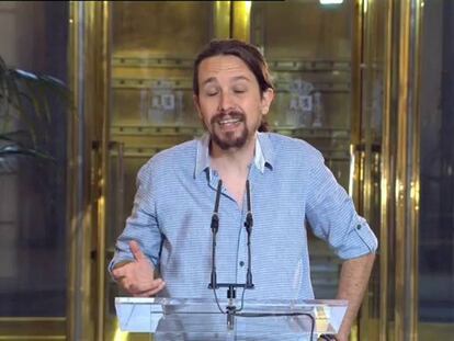 Rajoy e Iglesias, este martes, en el Congreso.