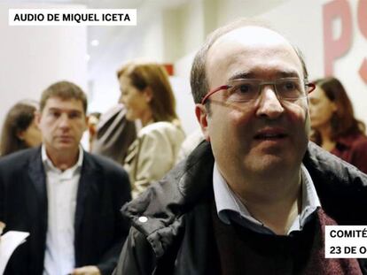 Iceta: “El problema del PSOE es España, es Rajoy, no es el PSC”