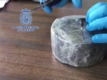 Detenido en Córdoba por ocultar un kilo de cocaína dentro de un queso