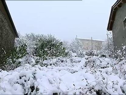 Los efectos del temporal de nieve, agua y frío en octubre.