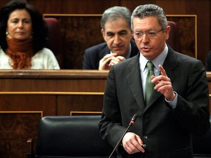 Gallardón invoca el “mandato de los ciudadanos” para cambiar el aborto