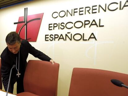 El portavoz de la Conferencia Episcopal española, Martínez Camino.