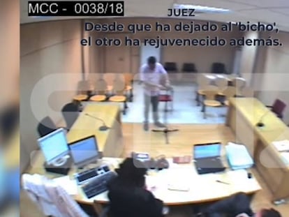 En vídeo, la sala de vistas donde se produce la charla del magistrado Martínez.