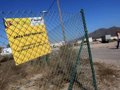 Una de las parcelas afectadas por contaminación radiactiva de Palomares (Almería) / VÍDEO: ATLAS