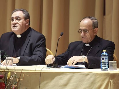 José María Gil Tamayo i el bisbe de Salamanca.
