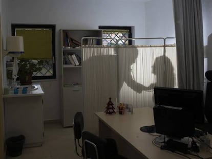 Consulta en el centro de salud de Lavadores, en Vigo. En vídeo, plante de médicos gallegos por el deterioro de la sanidad pública.