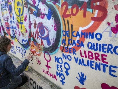 Homenaje a Laura Luelmo en Valencia.