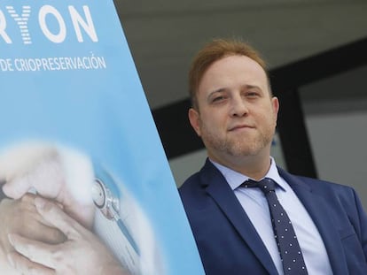 En la imagen, Javier Tapia, primer ejecutivo de Cecryon, la empresa que quiere criopreservar humanos en Valencia.