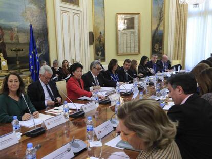 La Conferencia Sectorial de Educación de este 9 de enero. En vídeo, la consejera andaluza de Educación critica las propuestas de Vox.