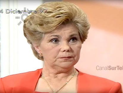 FOTO Y VÍDEO: Ana Orantes, en Canal Sur en 1997, cuando denunció que su marido la maltrataba.