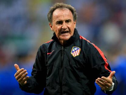 Óscar Ortega, durante la final de la Champions de 2016 entre el Real Madrid v el Atletico Madrid.