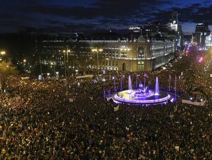 Las manifestación feminista de este viernes en Madrid