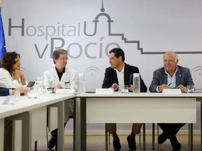 Reunión del comité de seguimiento del brote de listeriosis de la Junta de Andalucía el 28 de agosto.