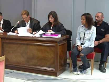 Ana Julia Quezada, este jueves durante la lectura del veredicto. En vídeo, el veredicto.