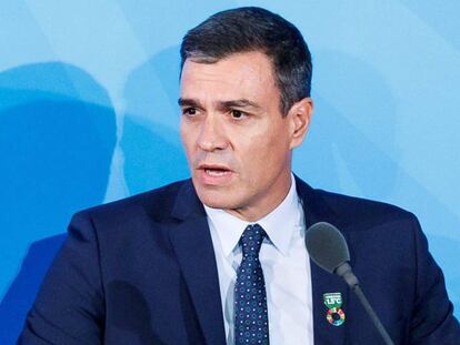 Pedro Sánchez en la Cumbre del Clima.