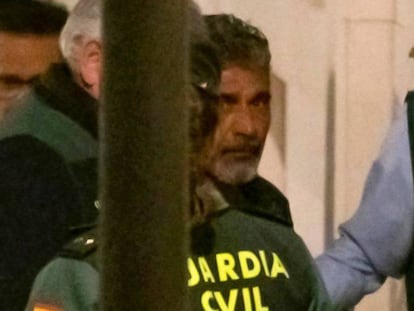 Bernardo Montoya, a su llegada a los juzgados de Valverde del Camino (Huelva) el 21 de diciembre de 2018. En vídeo, relato de los hechos por parte de la Guardia Civil el 26 de diciembre de 2018.