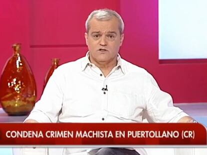 Ramón García lamenta el crimen machista de una invitada a su programa.