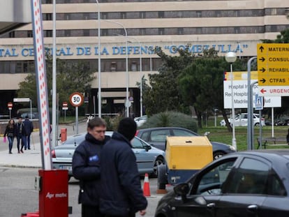 El Hospital Gómez Ulla de Madrid, donde se encuentran los españoles en cuarentena.