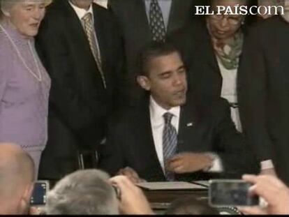 Barack Obama da luz verde a la investigación con células madre embrionarias. Cumple así la promesa de levantar la prohibición impuesta por Bush. Con esta iniciativa los científicos podrán solicitar financiación para estudiar los cientos de cepas que se han creado en los últimos años. La decisión, adelantada ya durante la campaña, se sitúa en el centro de una larga controversia entre ciencia y creencias religiosas. Las células madre pueden convertirse en cualquier célula del cuerpo humano. esto abre la puerta a terapias para multitud de enfermedades, Sin embarga, otros se oponen, ya que consideran al embrión como un ser humano en potencia y entienden que debe ser protegido . La ciencia, según Obama, no está reñida con los valores morales.
