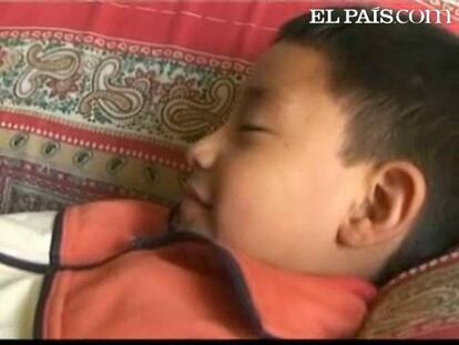Edgar Hernández, de cinco años, parece ser el primer infectado por el virus H1N1