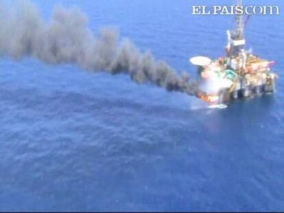 El vertido de una plataforma petrolífera en junio (I)