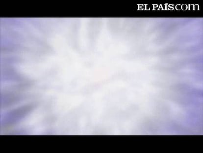 El colapso de una estrella supermasiva, al agotarse su combustible nuclear, provocó un estallido de supernova (SN179C ) y pudo formar un agujero negro, como se describe en esta animación que penetra en el centro de la explosión.