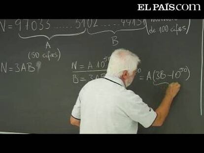 Resolvemos el 28º desafío matemático de EL PAÍS con el que celebramos el centenario de la Real Sociedad Matemática Española.- La ganadora es Consuelo Arias Crespo, de Ponferrada (León).- El jueves plantearemos un nuevo desafío.  <a href="http://www.elpais.com/articulo/sociedad/desafios/matematicos/elpepusoc/20110712elpepusoc_8/Tes">VER PLANTEAMIENTO Y RESTO DE DESAFÍOS MATEMÁTICOS</a>