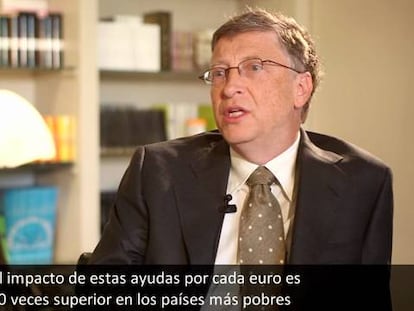 El fundador de Microsoft y filántropo reflexiona en una entrevista con EL PAÍS sobre la crisis y el mercado laboral español.