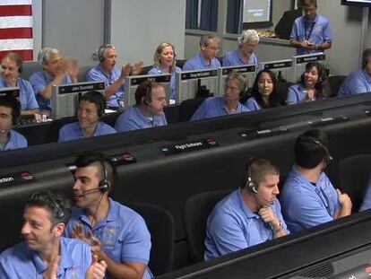 La llegada del 'Curiosity' a Marte desde el centro de mando