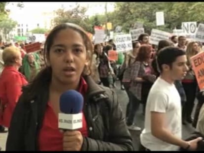 Los padres empujan la protesta
