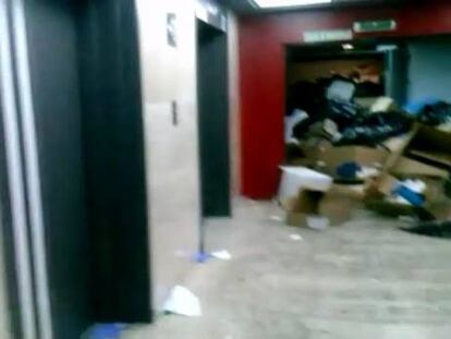 La acumulación de residuos obliga a suspender operaciones en La Arrixaca