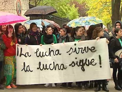 Una huelga de alumnos inicia la semana de protestas contra la LOMCE