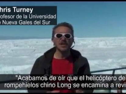 Concluye la evacuación del barco ruso atrapado en el hielo de la Antártida