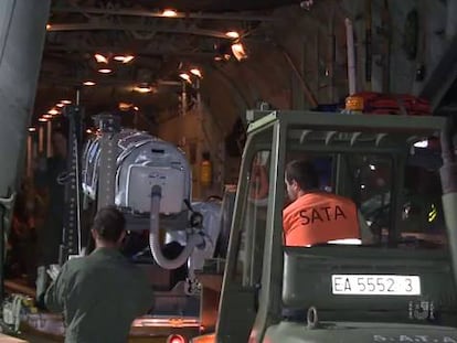 El Ejército prepara el avión para repatriar al religioso García Viejo