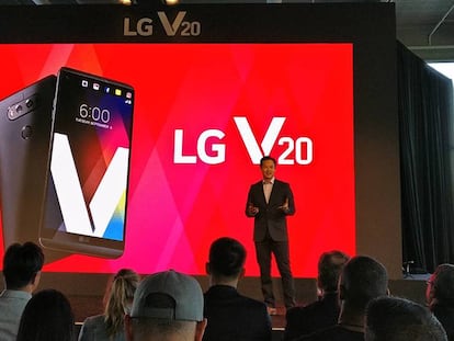 LG V 20, un móvil pensado para el vídeo en directo.