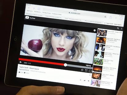 Vídeo de Taylor Swift en Youtube.