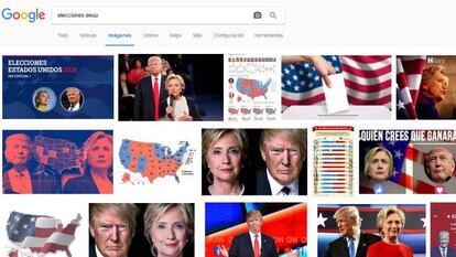 As eleições de EUA e seus protagonistas destacam entre o mais buscado em Google de 2016.