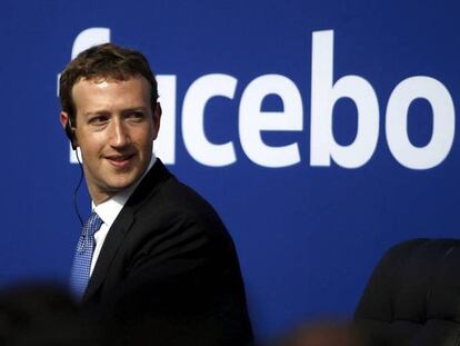 O CEO de Facebook, Mark Zuckerberg em um evento em setembro.