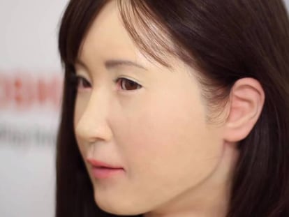 Aiko Chihira, la androide recepcionista creada por Toshiba.