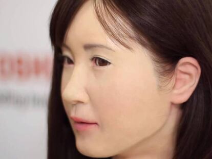 Aiko Chihira, la androide recepcionista creada por Toshiba.