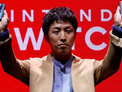 El director general de Nintendo Switch, Kouichi Kawamoto, durante la presentación de la nueva consola.