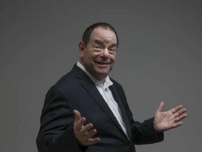 Marc Prensky, este martes en la ciudad financiera del Santander, en Boadilla (Madrid).
