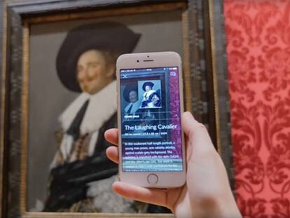 La 'app' de Smartify permite que los visitantes de los museos tengan acceso a información adicional y multimedia acerca de la obra que tienen delante.