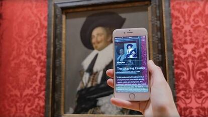 O ‘app’ Smartify permite que os visitantes dos museus tenham acesso a informação adicional e multimídia sobre a obra à sua frente.