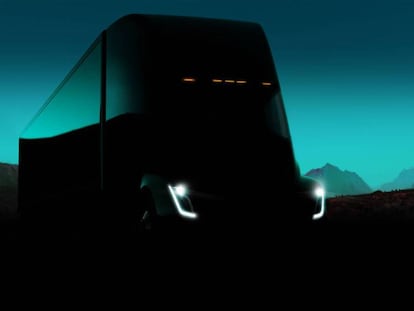 Tesla Semi, el primer camión eléctrico.