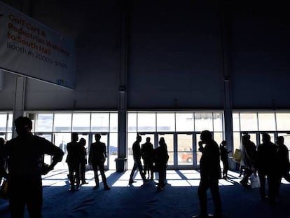 El centro de convenciones de Las Vegas se quedó sin luz durante CES 2018.