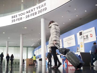 El Mobile World Congress se celebrará el año que viene del 25 al 28 de febrero. JUAN BARBOSA EL PAÍS